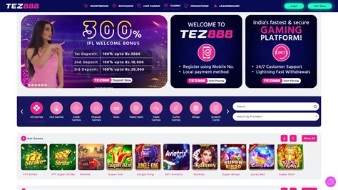 Tez888 India – Official Website for Online Betting and Casino.